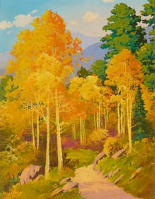 Willard Page (1885-1958), "Aspen Trail"