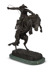 After Frederic Remington (1861-1909), "The Broncho Buster," original 1895