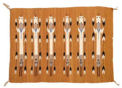 A Navajo Yei weaving