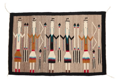 A Navajo Yei textile