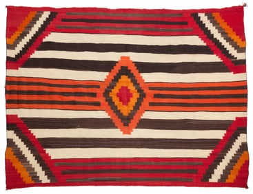 A Navajo Third Phase variant wearing blanket
