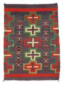 A Navajo Germantown child's blanket