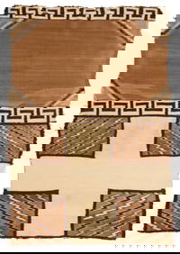A Navajo double saddle blanket