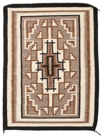 A Navajo Two Grey Hills rug