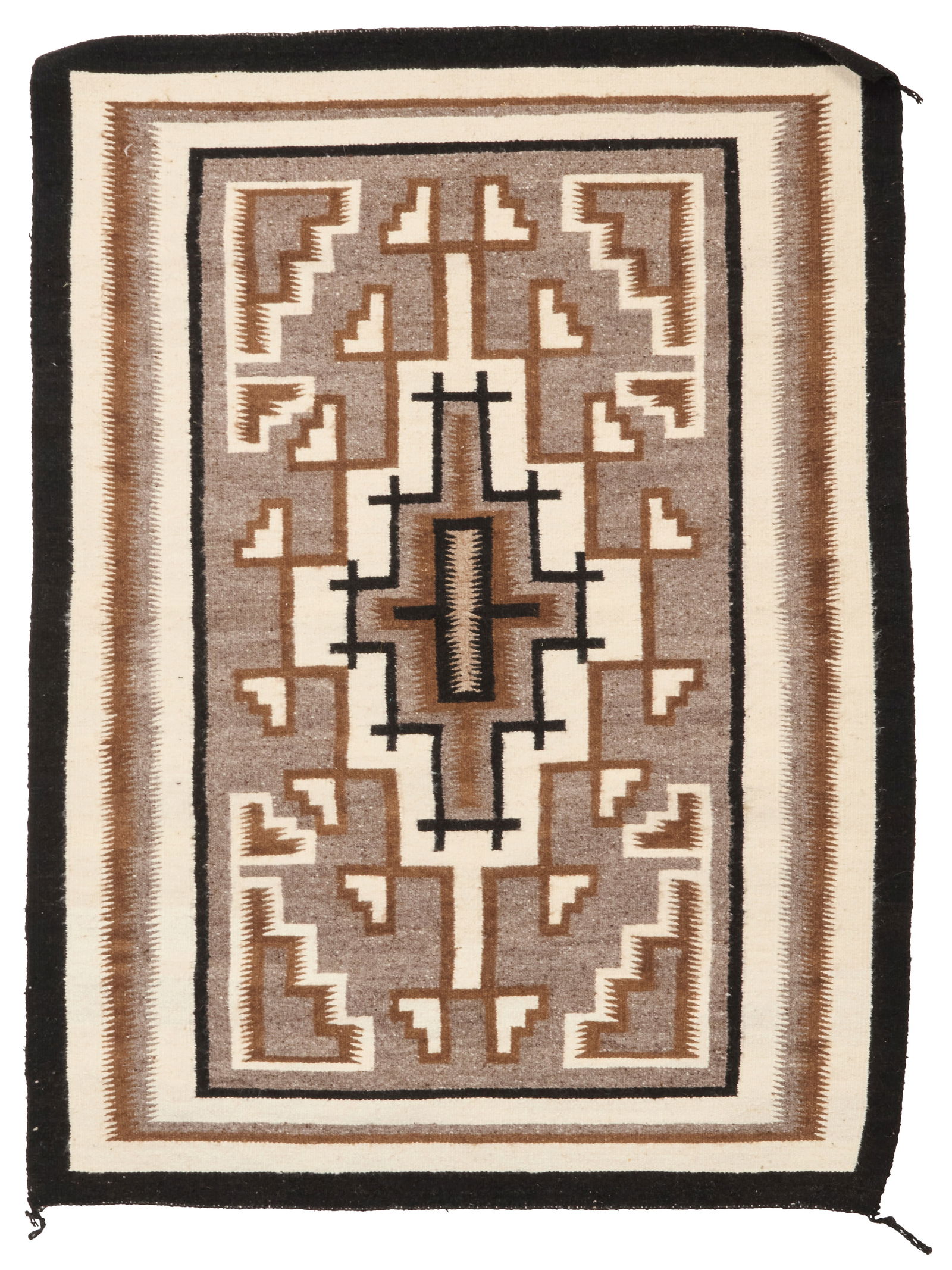 A Navajo Two Grey Hills rug (1 of 3)