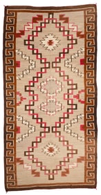 A Navajo Ganado rug