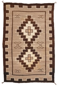 A Navajo Two Grey Hills rug