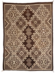 A Navajo Two Grey Hills rug