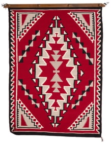 A Sarah Ashie Navajo Ganado rug