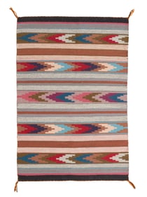 A Lydia Peshlakai Navajo Crystal rug