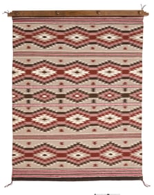 A Louise Mike Navajo Crystal rug