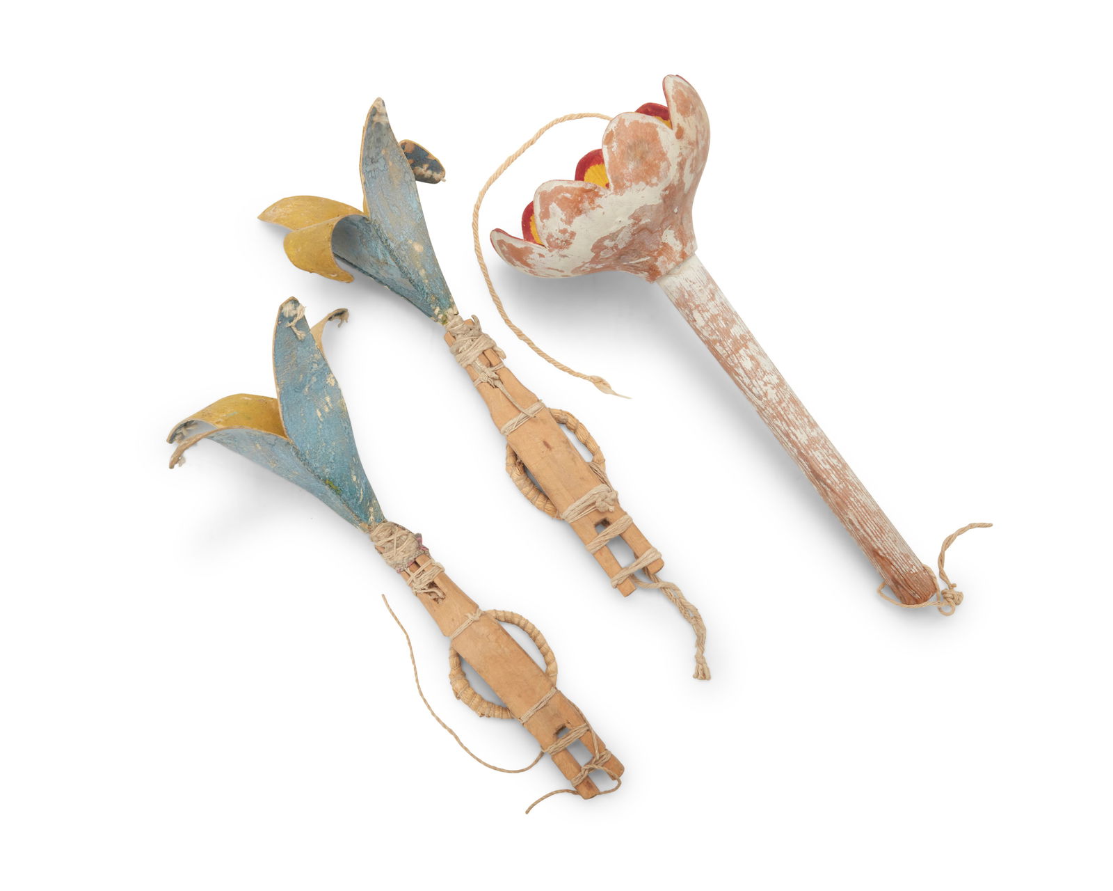 A group of Hopi Pueblo dance wands (1 of 3)