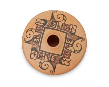 Fawn "Little Fawn" Navasie Garcia (b. 1959 Hopi-Tewa), A polychrome pottery jar, late 20th/early