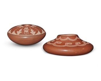 Two Southwest Pueblo pottery jars