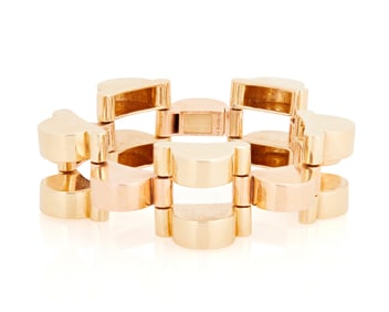 Tiffany & Co.: A 14K Bi-Color Gold Bracelet