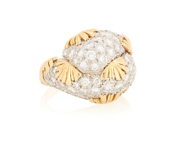 Tiffany & Co.: An 18K Gold and Diamond Ring