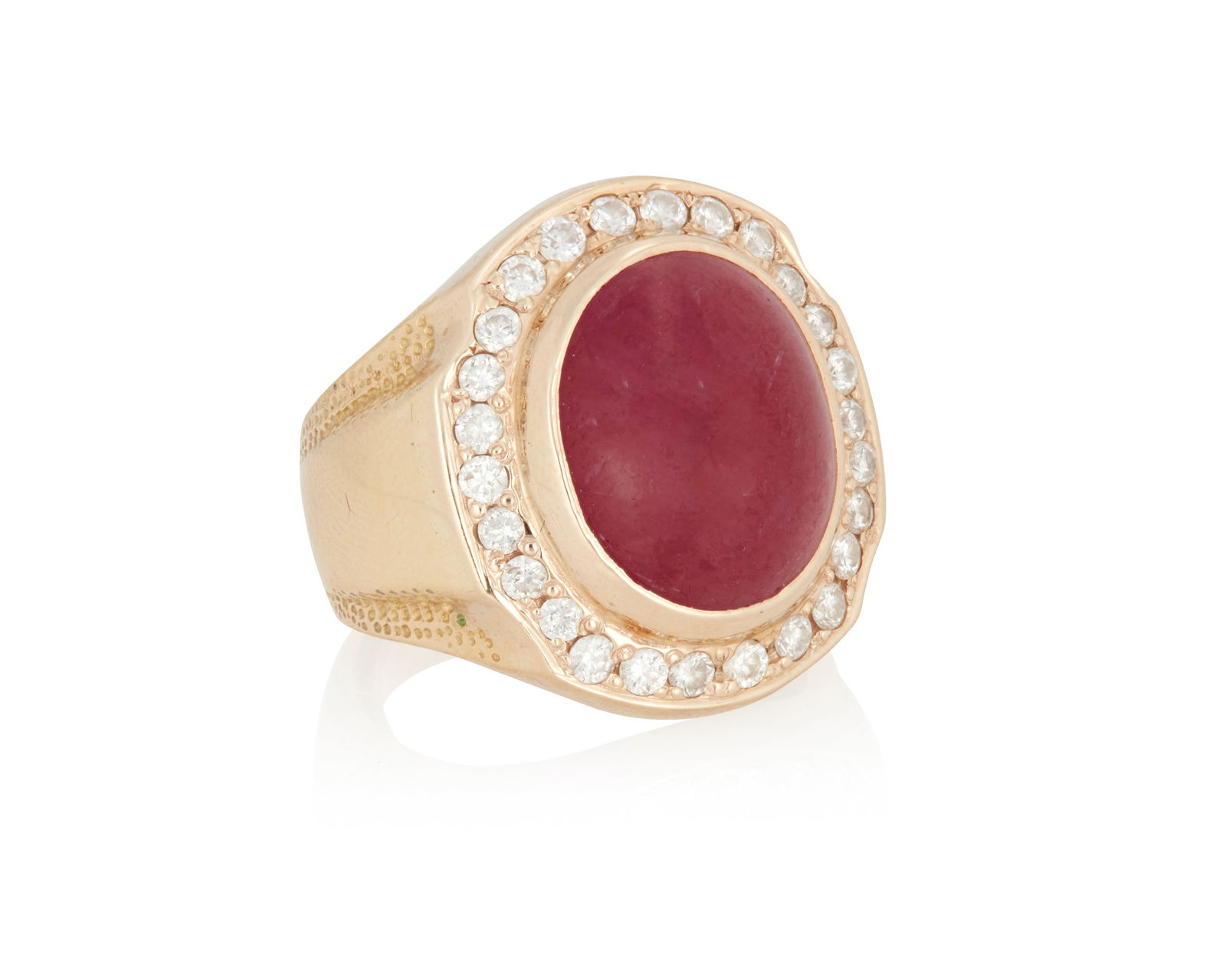 A Gold, Ruby and Diamond Ring (1 of 3)
