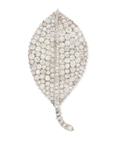 Buccellati: A Platinum and Diamond Brooch