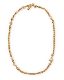 Joan Boyce: An 18K Gold and Gem-Set Celestial Necklace