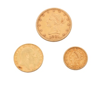 Three Gold Coins