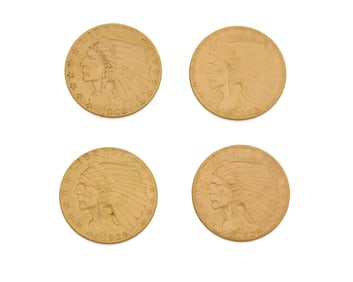 Four Gold Coins