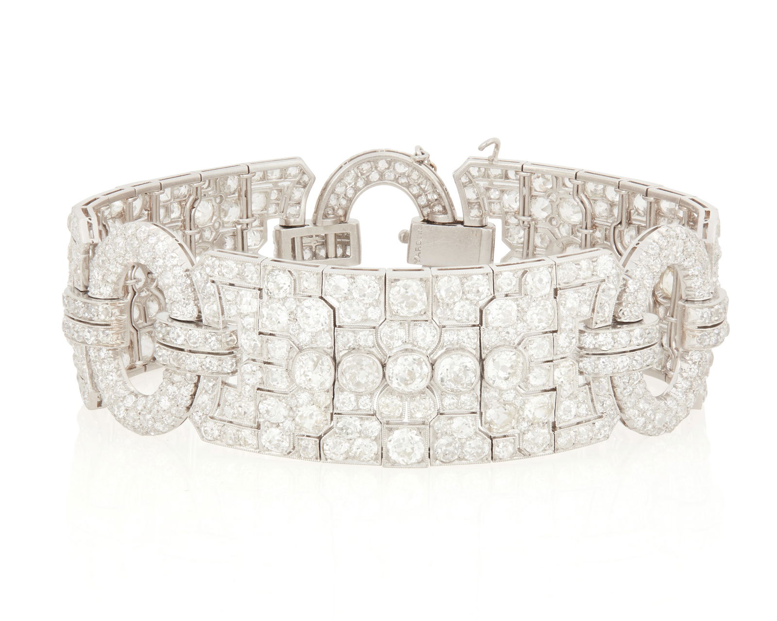 Raymond Yard: An Art Deco Platinum and Diamond Bracelet, c. 1930 (1 of 5)