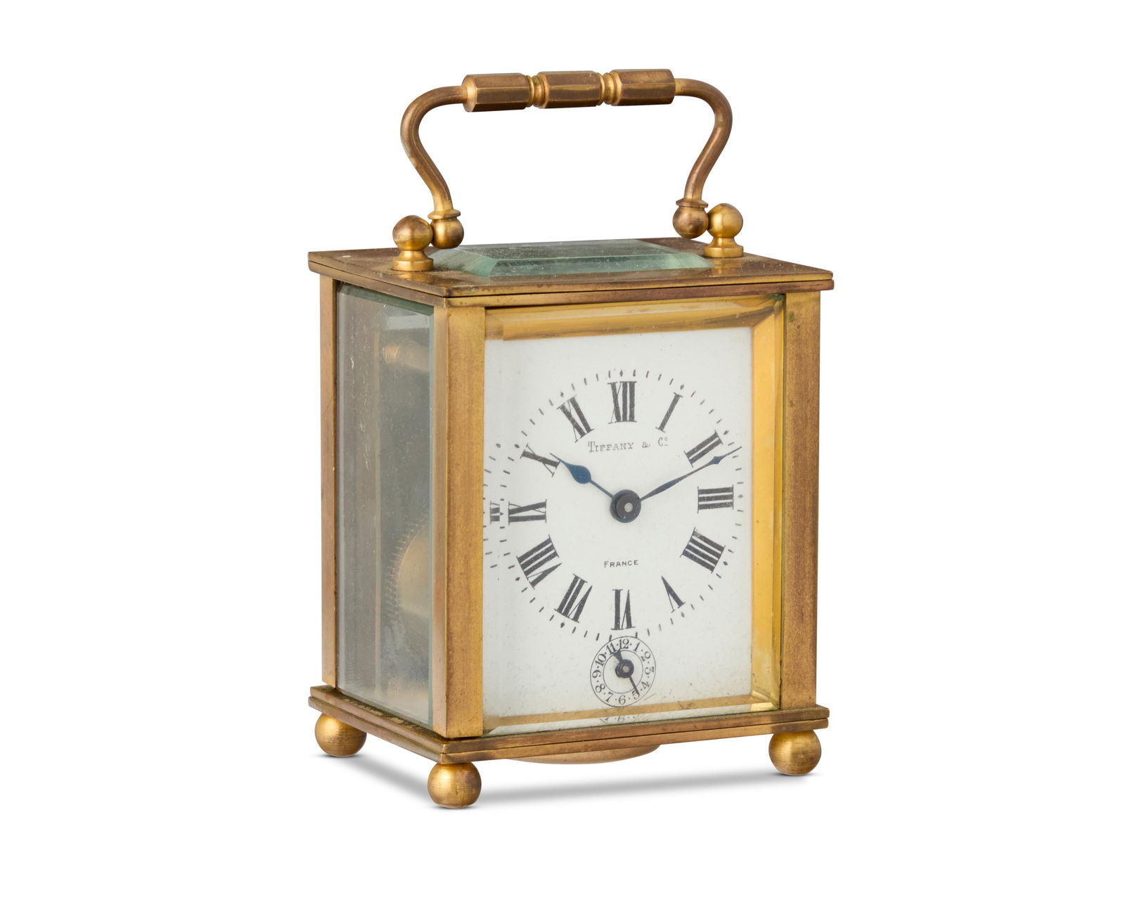 A Couaillet Freres carriage alarm clock for Tiffany & Co. (1 of 13)