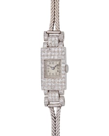 Van Cleef & Arpels: An Art Deco Platinum and Diamond Watch