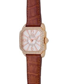 Backes and Strauss: An 18K Rose Gold and Diamond Watch