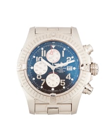 Breitling: A Stainless-Steel Chronograph Wristwatch
