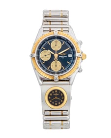 Breitling: A Stainless-Steel and Gold 'Chronomat' Watch