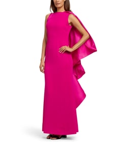 Stephane Rolland: A Cyclamen Pink Silk Sculptural Gown