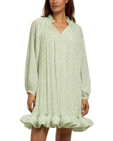 Lanvin: A Green Print Swing Dress