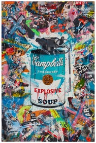 Aiiroh (b. 1987), "Explosive Cyan," 2015