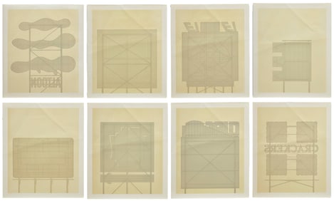 Theo Wujcik (1936-2014), "Billboards" suite, 1970