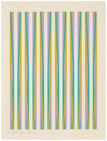 Bridget Riley (b. 1931), "Print for Chicago 8," from "Conspiracy: The Artist as Witness" portfolio,