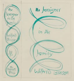 Vanessa Bell (1879-1961), "Design for Hogarth Press 'The Foreigner in the Family'," 1929