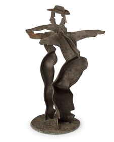 Allen Jones (b. 1937), Untitled, back to back dancers maquette, 1986