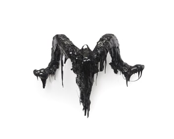 Mattia Biagi (b. 1974), Black tar ram's head