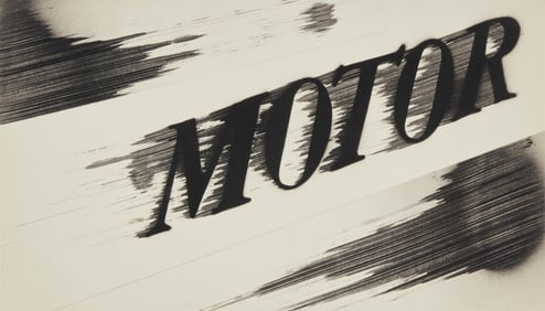 Ed Ruscha (b. 1937), "Motor," 2021
