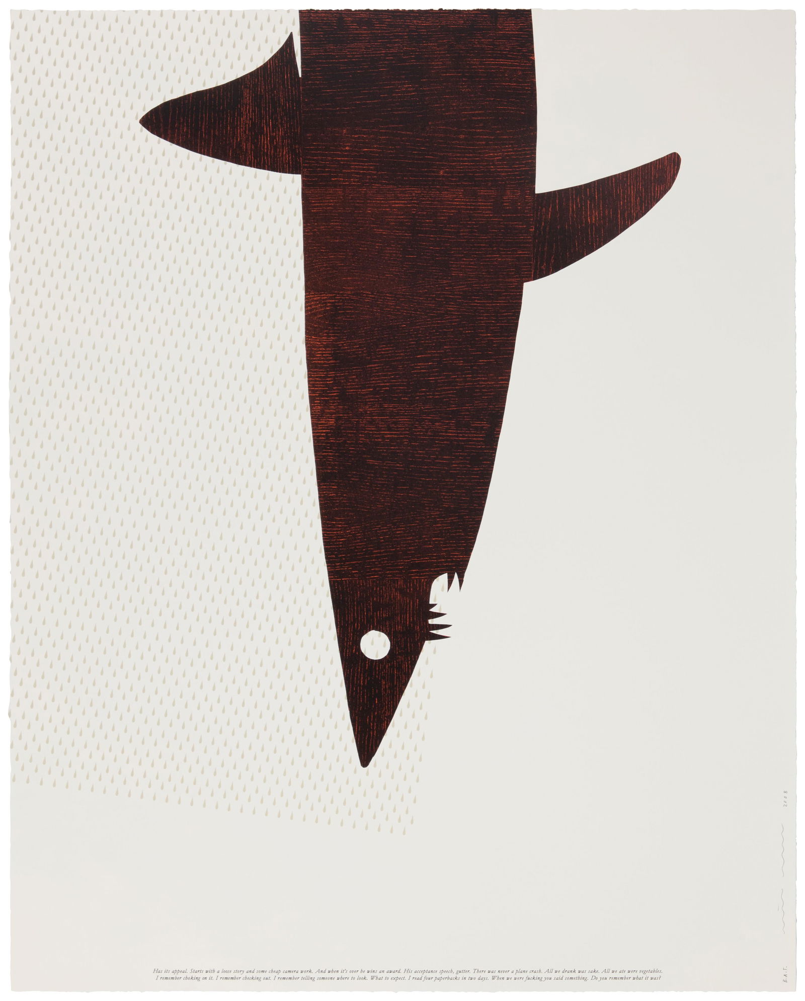 Matthew Brannon (b. 1971), "Untitled (Red)," 2007 (1 of 6)