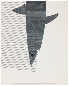 Matthew Brannon (b. 1971), "Untitled (Blue)," 2007