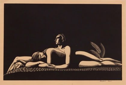 Rockwell Kent (1882-1971), "The Lovers," 1928