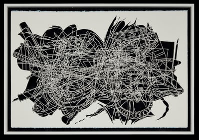 Samuel Stabler (b. 1984), Untitled (Blue Cut-out), 2014