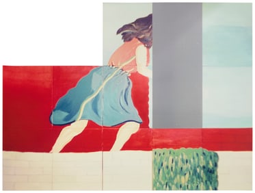 David Lamelas (b. 1946), "Woman Running in Twelve Sections," 2018