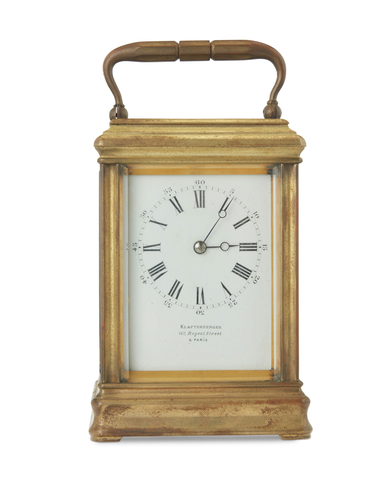 A French gilt-brass carriage clock (1 of 3)