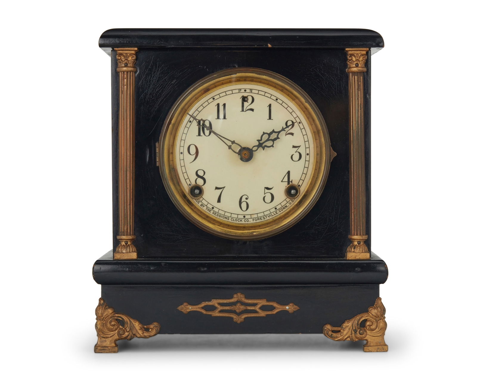 A Sessions Clock Co. mantle clock (1 of 3)