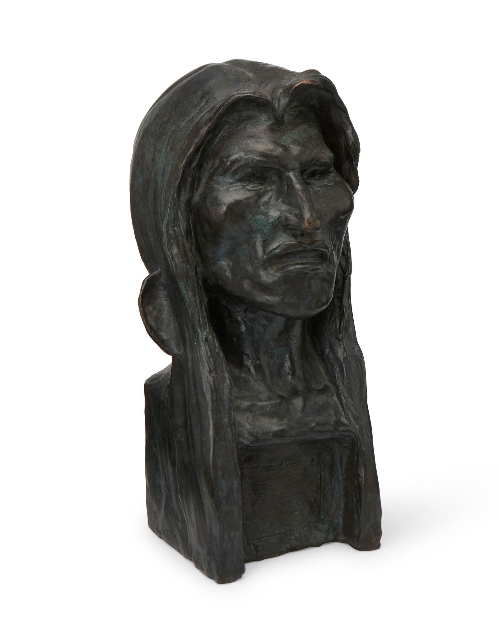 After Frederic Remington (1861-1909), "The Savage," modeled 1908 (1 of 7)