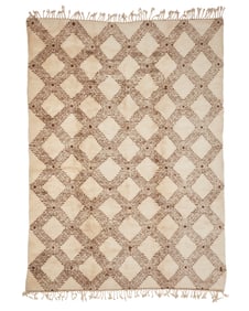 A Moroccan Beni Ourain rug