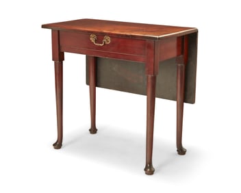 A George II mahogany drop-leaf table